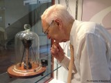 The late Professor John Mainstone cared for the pitch drop experiment. (University of Queensland, Australia, School of Mathematics and Physics)