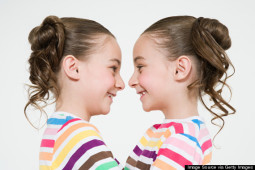 Twins face to face